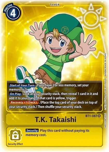 T.K. Takaishi (Box Topper), Release Special Booster 1.0 BT1-087 R