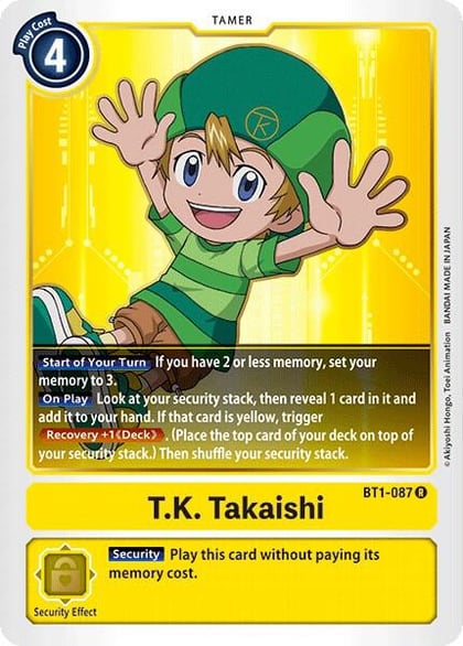 T.K. Takaishi, Release Special Booster 1.0 BT1-087 R