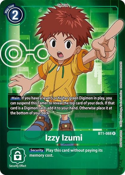 Izzy Izumi (Official Tournament Pack Vol.3), Release Special Booster 1.0 BT1-088 R