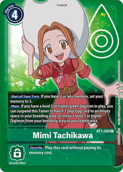 Mimi Tachikawa - BT1-089 (Official Tournament Pack Vol.3), Release Special Booster 1.0 BT1-089 R