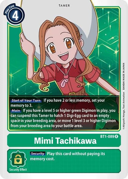 Mimi Tachikawa - BT1-089, Release Special Booster 1.0 BT1-089 R