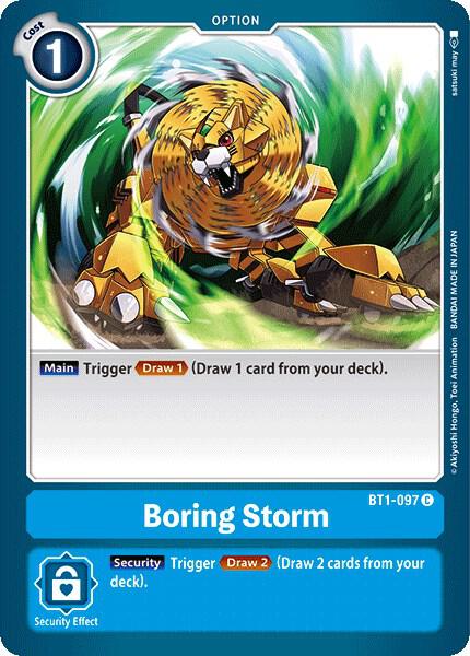 Boring Storm, Release Special Booster 1.0 BT1-097 C