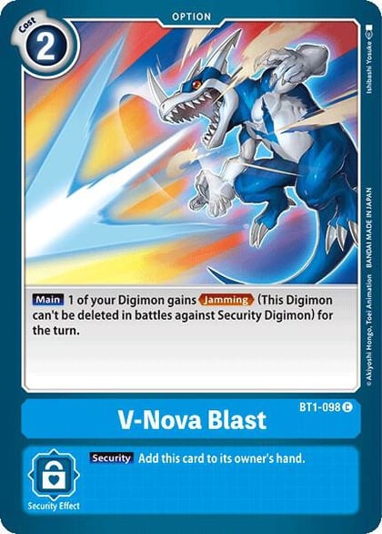 V-Nova Blast, Release Special Booster 1.0 BT1-098 C
