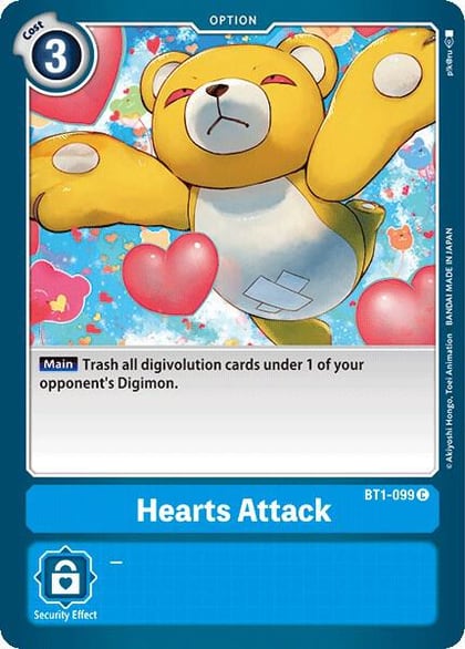 Hearts Attack, Release Special Booster 1.0 BT1-099 C