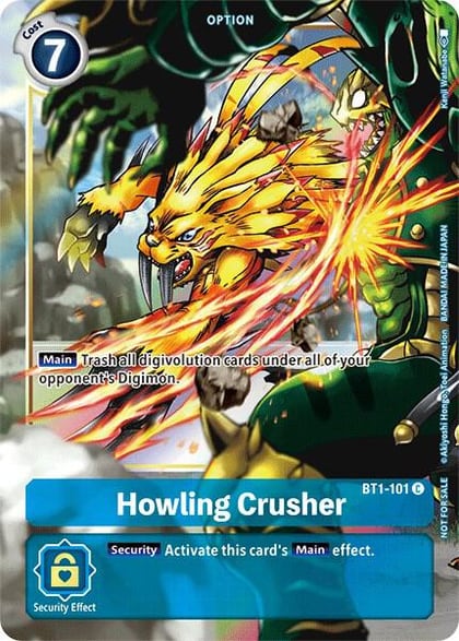 Howling Crusher - BT1-101 (Dash Pack Ver. 1.5), Release Special Booster 1.0 BT1-101 C