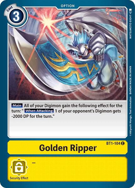 Golden Ripper, Release Special Booster 1.0 BT1-104 C