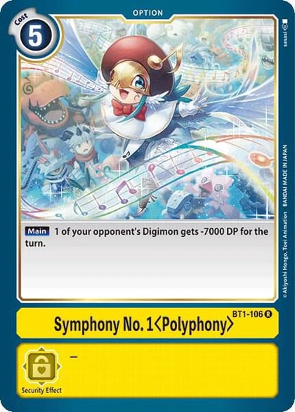 Symphony No. 1 (Polyphony), Release Special Booster 1.0 BT1-106 R