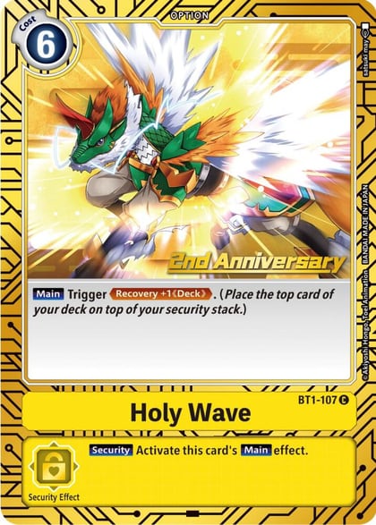 Holy Wave (2nd Anniversary Card Set), Release Special Booster 1.0 BT1-107 C