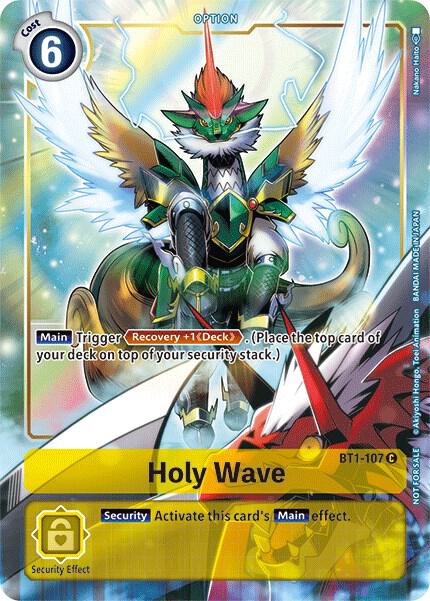 Holy Wave - BT1-107 (Dash Pack Ver. 1.5), Release Special Booster 1.0 BT1-107 C