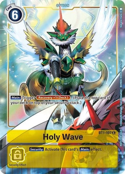 Holy Wave - BT1-107 (Dash Pack Ver. 1.5), Release Special Booster 1.0 BT1-107 C
