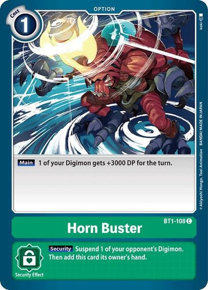 Horn Buster, Release Special Booster 1.0 BT1-108 C
