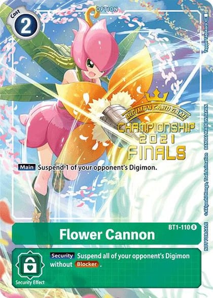 Flower Cannon (2021 Championship Finals Tamer's Evolution Pack), Release Special Booster 1.0 BT1-110 R
