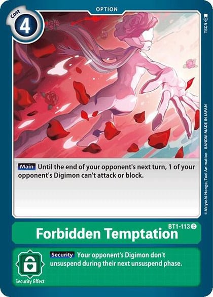 Forbidden Temptation, Release Special Booster 1.0 BT1-113 C