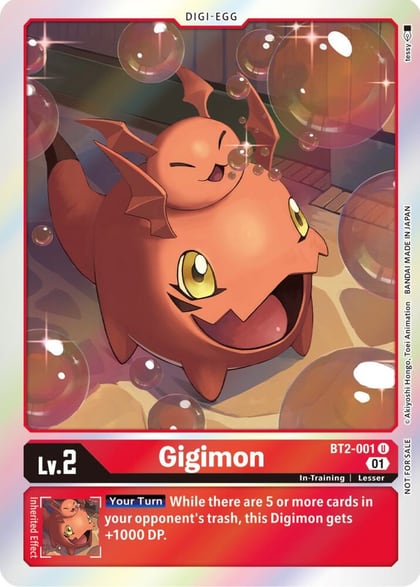 Gigimon (ST-11 Special Entry Pack), Release Special Booster 1.0 BT2-001 U