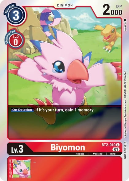 Biyomon - BT2-010 (ST-11 Special Entry Pack), Release Special Booster 1.0 BT2-010 C