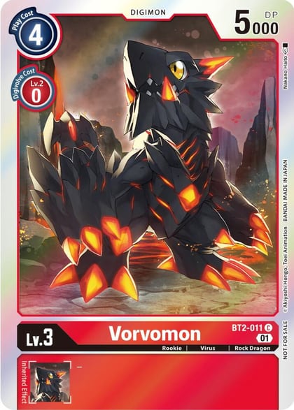 Vorvomon (ST-11 Special Entry Pack), Release Special Booster 1.0 BT2-011 C