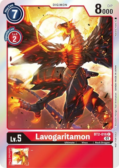 Lavogaritamon (ST-11 Special Entry Pack), Release Special Booster 1.0 BT2-016 C