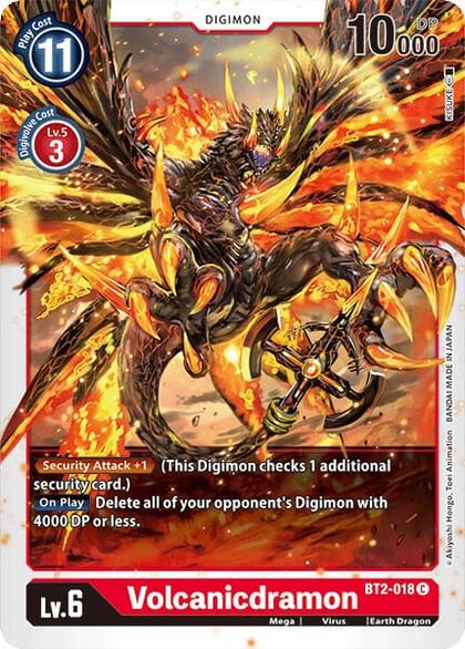Volcanicdramon, Release Special Booster 1.0 BT2-018 C