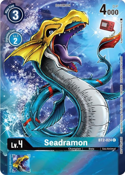 Seadramon (25th Special Memorial Pack), Release Special Booster 1.0 BT2-024 C