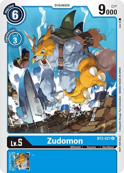 Zudomon - BT2-027 (Official Tournament Pack Vol.3), Release Special Booster 1.0 BT2-027 U