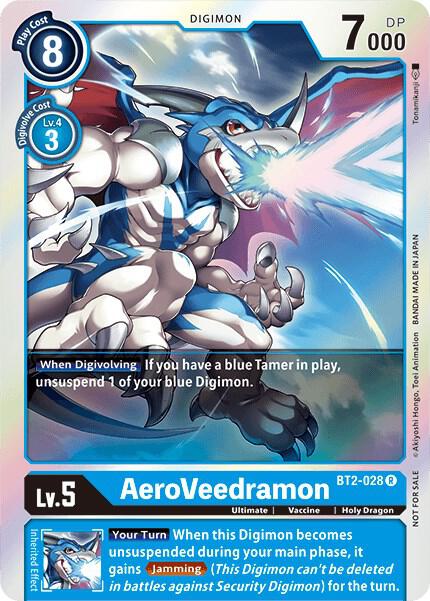 AeroVeedramon - BT2-028 (Battle of Omni Pre-Release), Release Special Booster 1.0 BT2-028 R