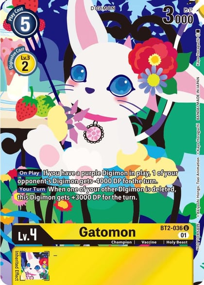 Gatomon - BT2-036 (Tamer's Card Set 2 Floral Fun), Release Special Booster 1.0 BT2-036 U