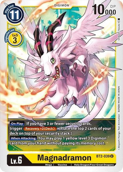 Magnadramon, Release Special Booster 1.0 BT2-039 U
