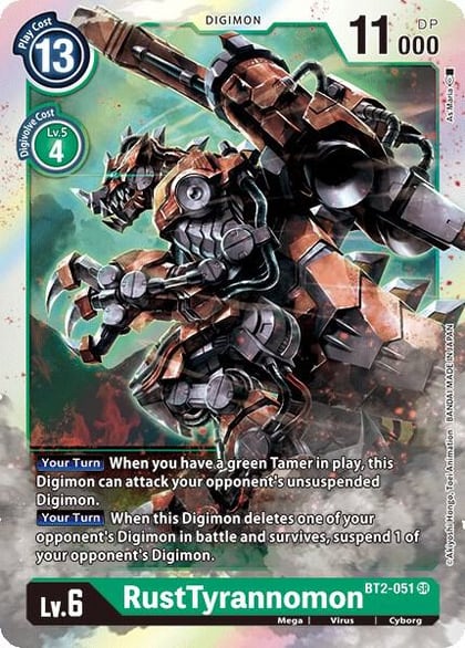 RustTyrannomon, Release Special Booster 1.0 BT2-051 SR