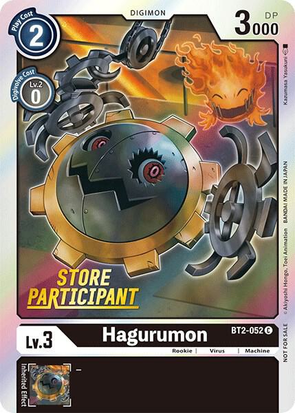 Hagurumon - BT2-052 (Store Participant), Release Special Booster 1.0 BT2-052 C