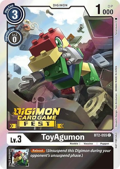 ToyAgumon (Digimon Card Game Fest 2022), Release Special Booster 1.0 BT2-055 C