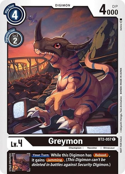 Greymon - BT2-057 (Official Tournament Pack Vol.3), Release Special Booster 1.0 BT2-057 C