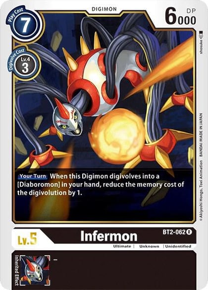 Infermon, Release Special Booster 1.0 BT2-062 R