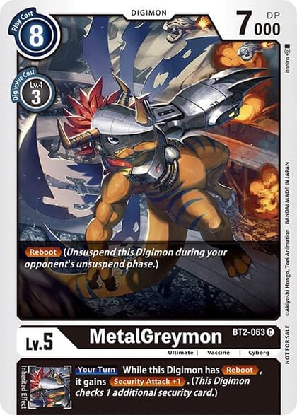 MetalGreymon - BT2-063 (Official Tournament Pack Vol.3), Release Special Booster 1.0 BT2-063 C