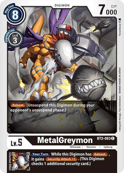 MetalGreymon - BT2-063, Release Special Booster 1.0 BT2-063 C