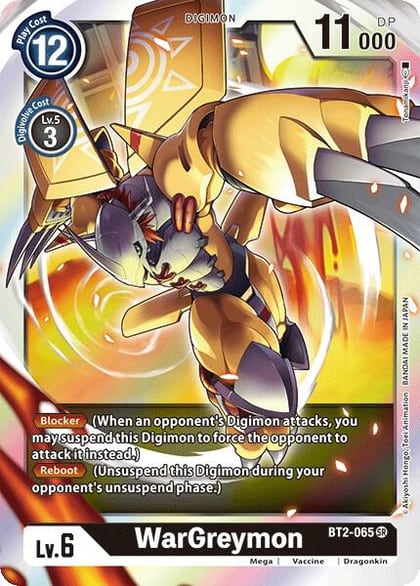 WarGreymon - BT2-065, Release Special Booster 1.0 BT2-065 SR