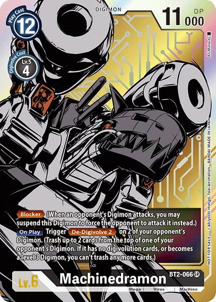 Machinedramon - BT2-066 (Dash Pack Ver. 1.0), Release Special Booster 1.0 BT2-066 SR