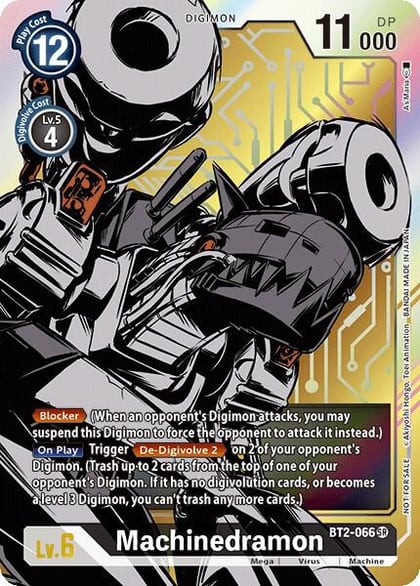 Machinedramon - BT2-066 (Dash Pack Ver. 1.0), Release Special Booster 1.0 BT2-066 SR
