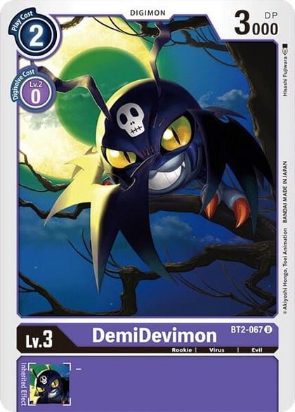 DemiDevimon, Release Special Booster 1.0 BT2-067 U