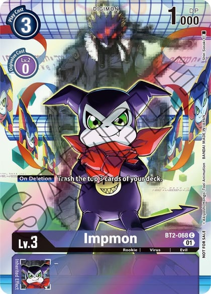 Impmon (Tamer's Card Set 1), Release Special Booster 1.0 BT2-068 C