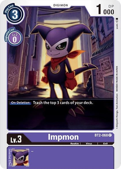 Impmon, Release Special Booster 1.0 BT2-068 C