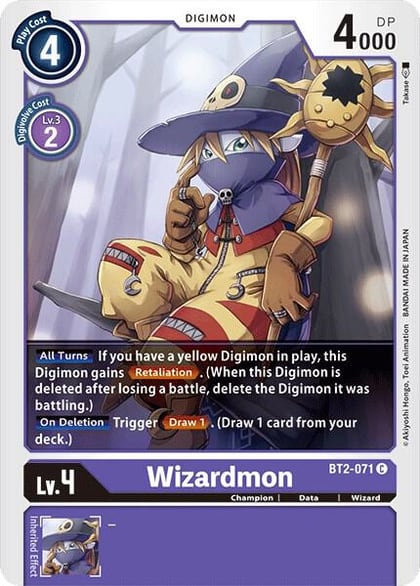 Wizardmon, Release Special Booster 1.0 BT2-071 C