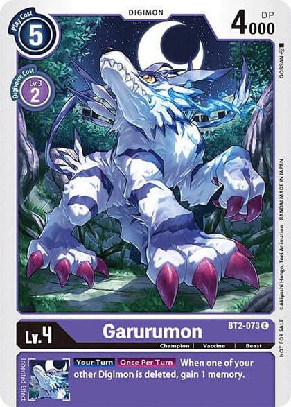 Garurumon - BT2-073 (Official Tournament Pack Vol.3), Release Special Booster 1.0 BT2-073 C