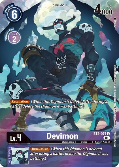 Devimon (1-Year Anniversary Box Topper), Release Special Booster 1.0 BT2-074 U