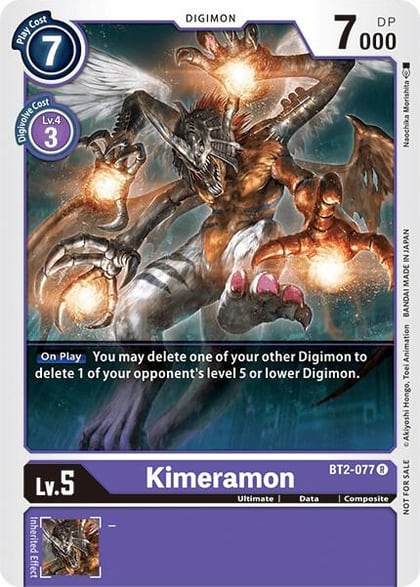 Kimeramon - BT2-077 (Battle of Omni Pre-Release), Release Special Booster 1.0 BT2-077 R