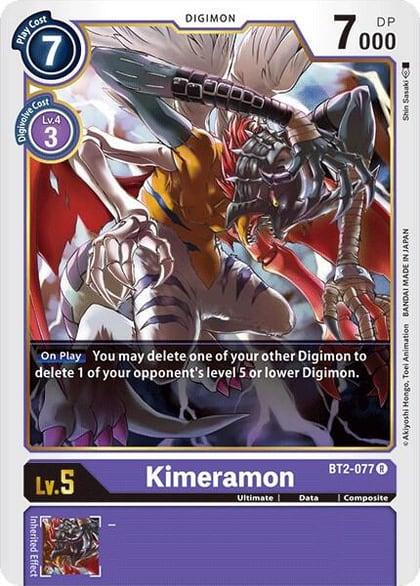 Kimeramon, Release Special Booster 1.0 BT2-077 R