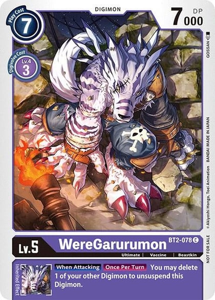 WereGarurumon - BT2-078 (Official Tournament Pack Vol.3), Release Special Booster 1.0 BT2-078 C