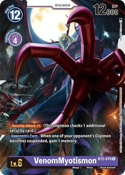 VenomMyotismon, Release Special Booster 1.0 BT2-079 R