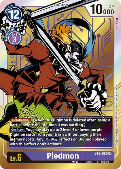 Piedmon (Alternate Art), Release Special Booster 1.0 BT2-080 SR