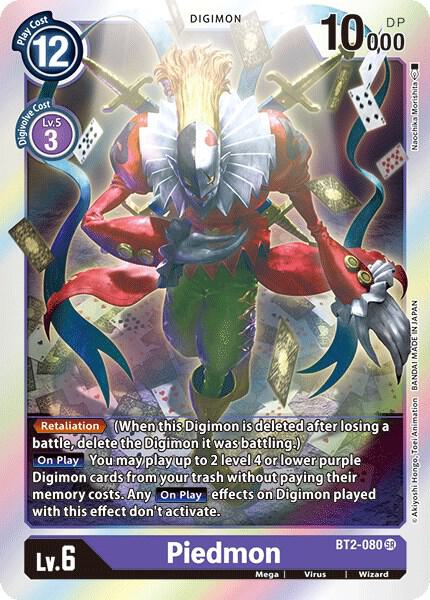 Piedmon, Release Special Booster 1.0 BT2-080 SR