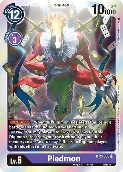Piedmon, Release Special Booster 1.0 BT2-080 SR